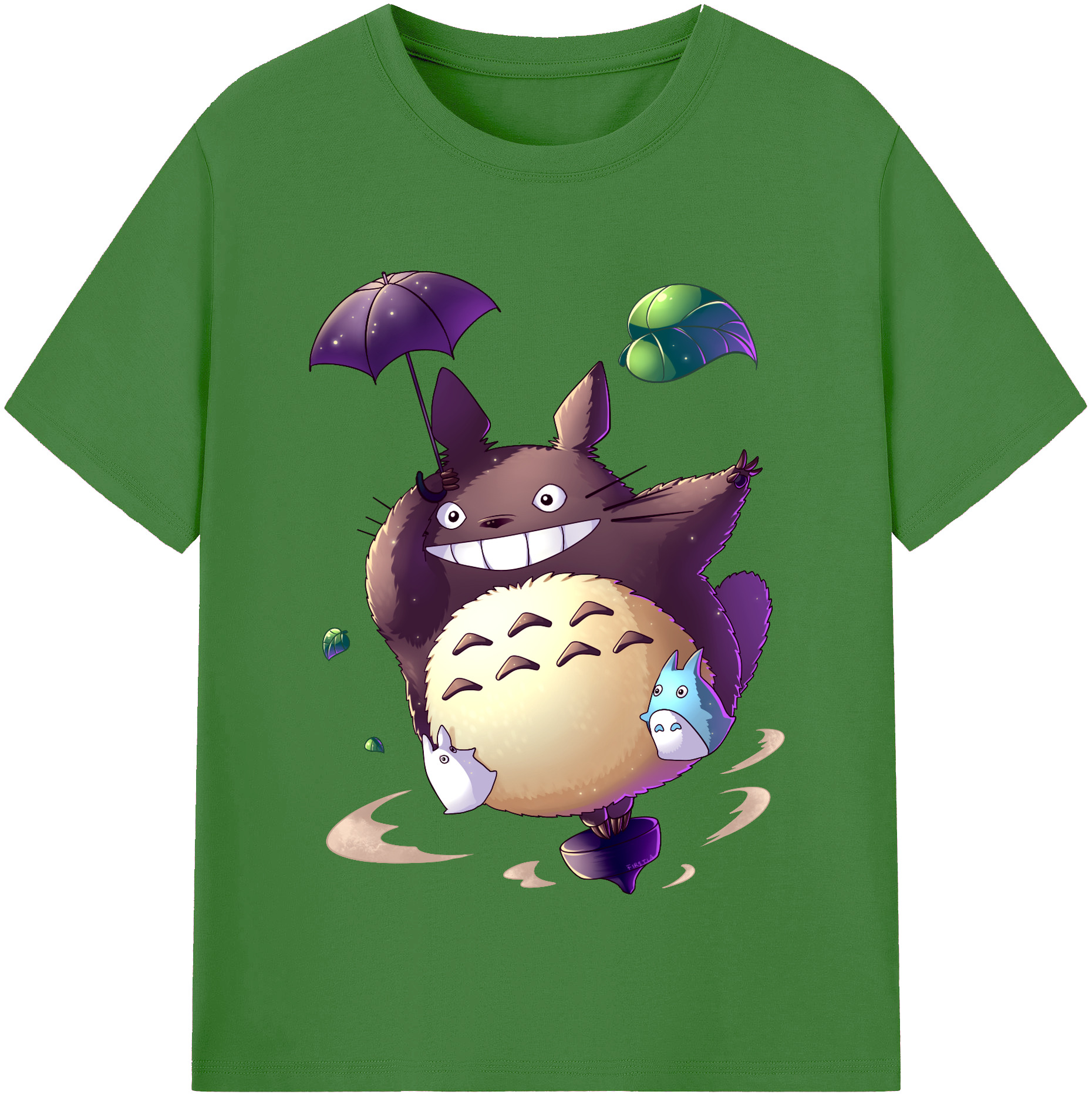 （画像用） となりのトトロ 草壁メイ 草壁サツキ My Neighbor Totoro Satsuki Kusakabe Mei Kusakabe レディースカジュアルプリントTシャツ（綿100％）